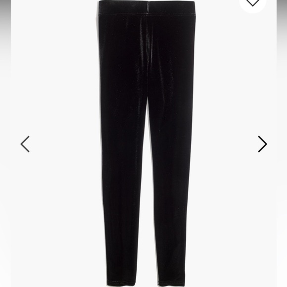 MADEWELL High-Rise Velvet Leggings - Picture 4 of 10